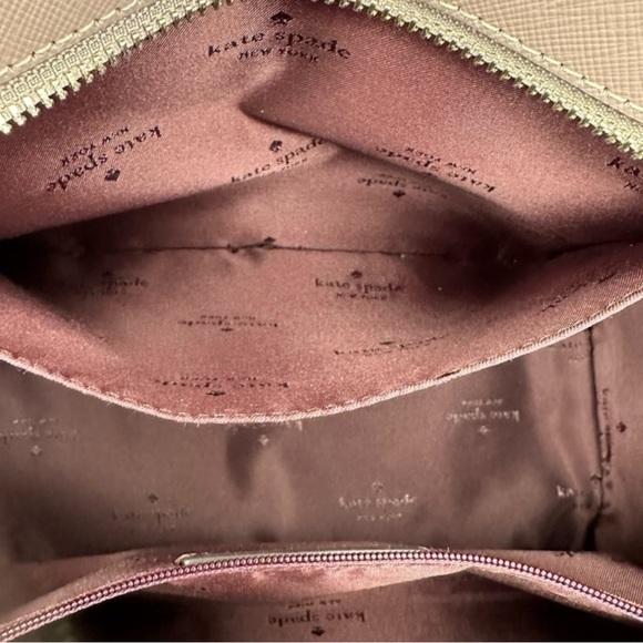 Kate Spade White and Brown Structured Satchel - Picture 8 of 16